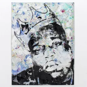 - Notorios B.I.G. - HPM Acrylic Silkscreen Print by Bobby Hill