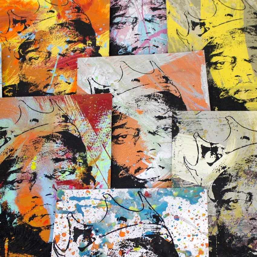 - Notorios B.I.G. - HPM Acrylic Silkscreen Print by Bobby Hill