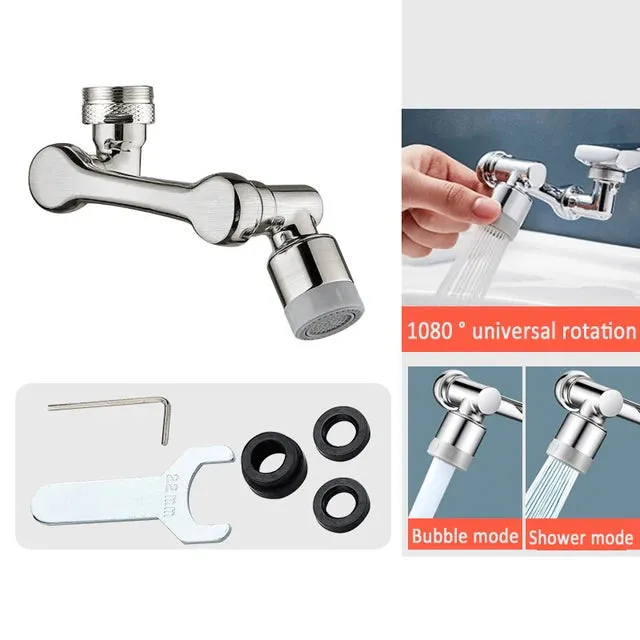 1080° Swivel Robotic Arm Swivel Extension Faucet Kitchen Sink Faucet