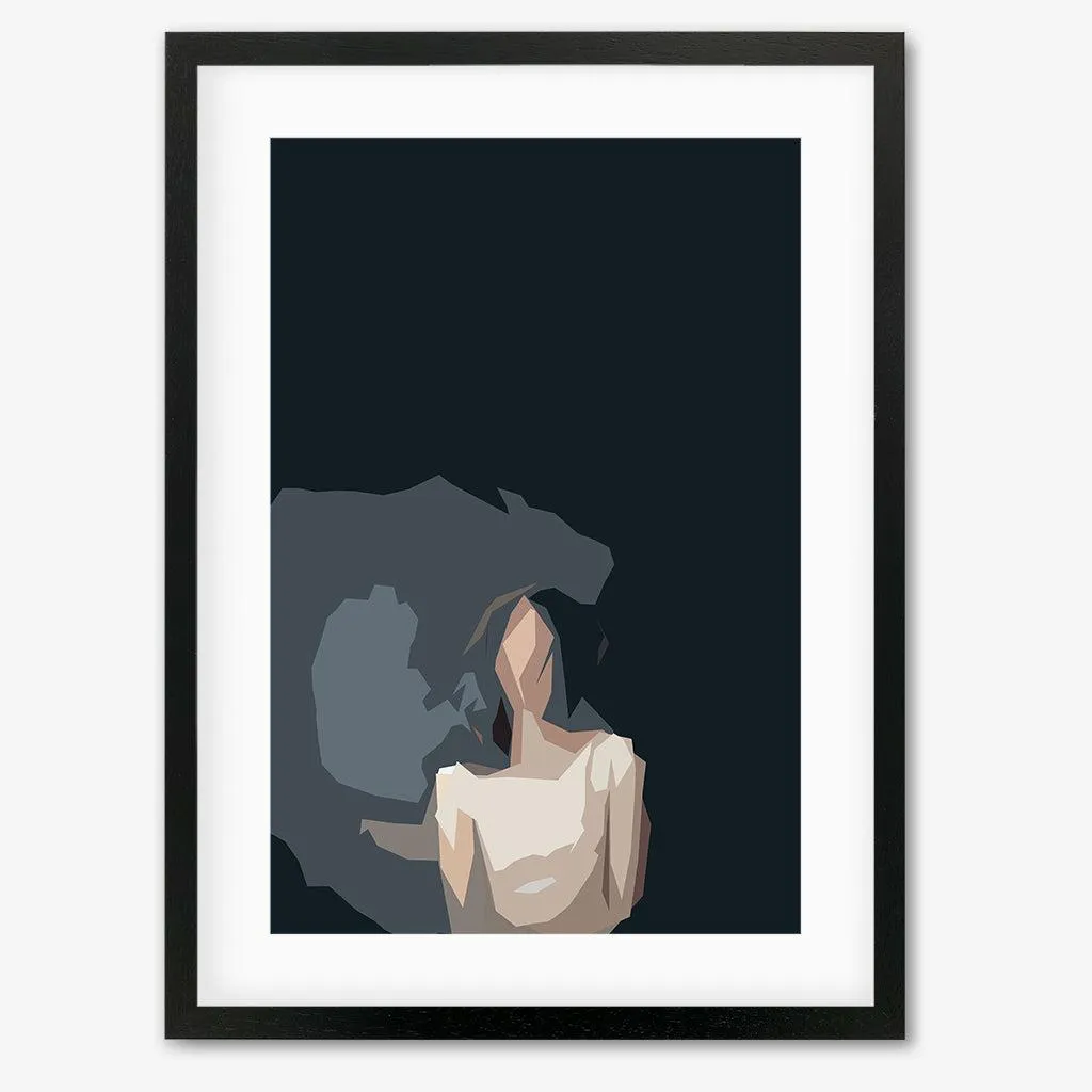 Abstract Portrait Framed Art