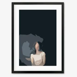 Abstract Portrait Framed Art