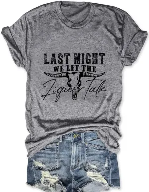 Savarana Western Cowgirls Shirts Women Vintage Graphic Tee Tops Funny Letter Print Country Music Tshirt
